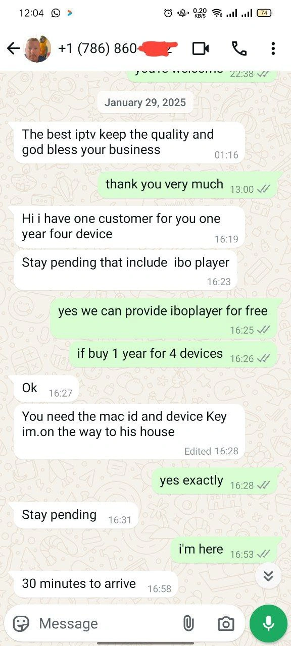 Customer Feedback IPTV