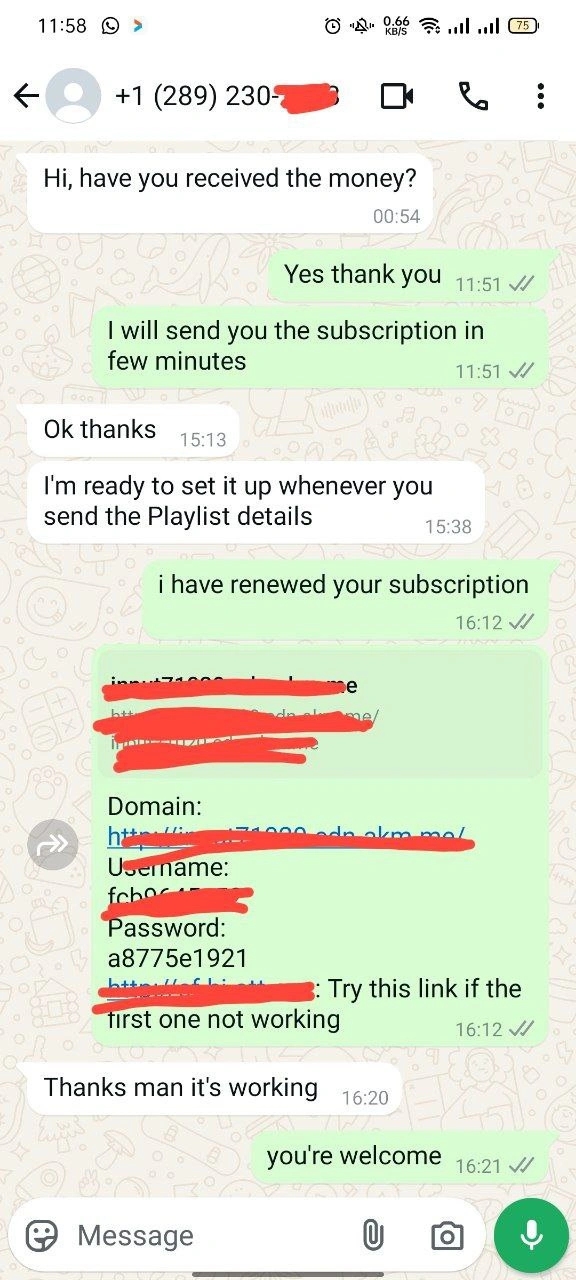 Customer Feedback IPTV